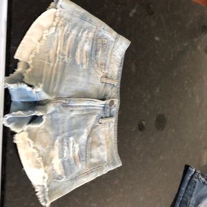 American Eagle Distressed Jean shorts.